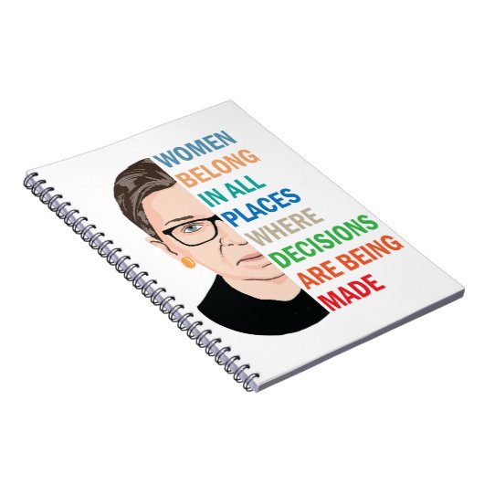 Carnet Femmes Appartenant À Tous Les Endroits Ruth Bader (Côté Droit)
