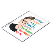 Carnet Femmes Appartenant À Tous Les Endroits Ruth Bader  (Côté gauche)
