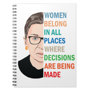 Carnet Femmes Appartenant À Tous Les Endroits Ruth Bader 