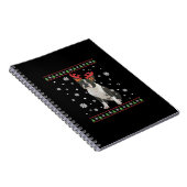 Carnet FEMMES Boston Terrier Xmas laide de Noël (Côté Droit)