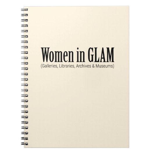 Carnet Femmes dans le GLAM (Devant)
