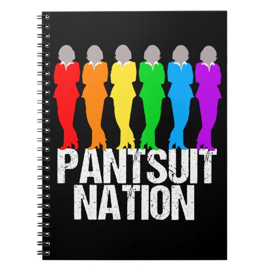 Carnet Femmes d'arc-en-ciel de nation de Pantsuit (Devant)