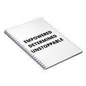 Carnet Femmes déterminées et imparables (Côté Droit)