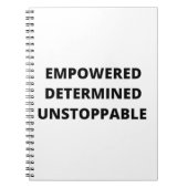 Carnet Femmes déterminées et imparables (Devant)