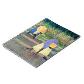 Carnet Femmes faisant du jardinage 2005 (Côté gauche)