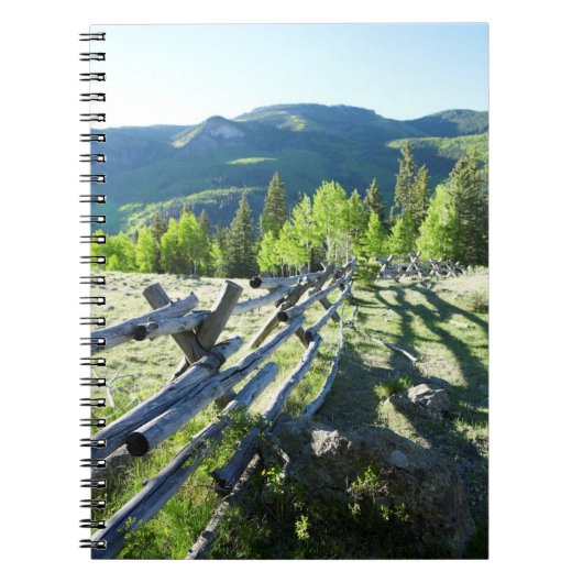 Carnet Fenceline en bois (Devant)