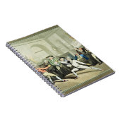 Carnet Fencing Academy de M.H Angelo, gravée par Charles (Côté Droit)