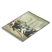 Carnet Fencing Academy de M.H Angelo, gravée par Charles (Côté gauche)