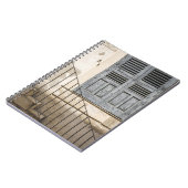 CARNET FENÊTRE EN BOIS GRIS (Côté gauche)