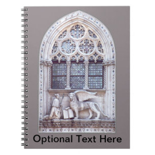 Carnet Fenêtre en verre de Lion ailé San Marco