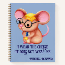 Fer Cheese Man Business Souris Cravate lunettes Ne