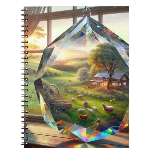 Carnet Ferme de cristal (Devant)