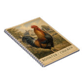 Carnet Ferme de poulet Coq VINTAGE (Côté Droit)
