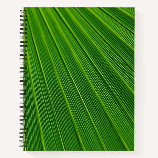 Carnet Fermer la feuille verte (Devant)