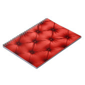 Carnet Fermer la texture arrière - plan du capiton rouge  (Côté gauche)