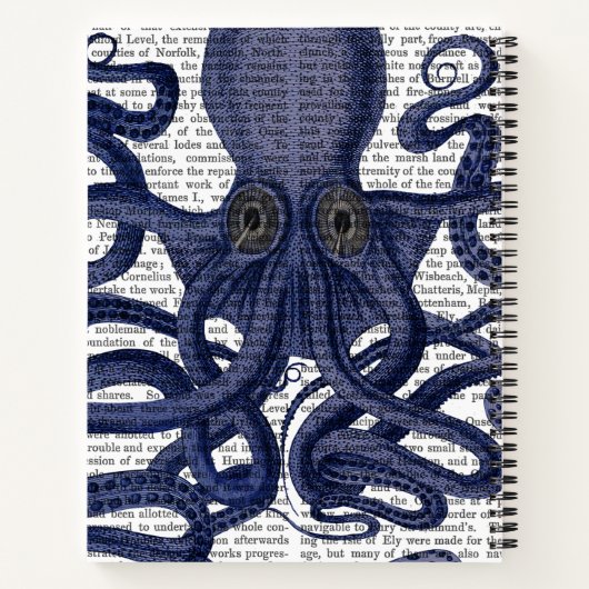 Carnet Fermer octopus (Dos)