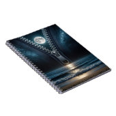 Carnet Fermeture éclair dézipant le clair de lune (Côté Droit)