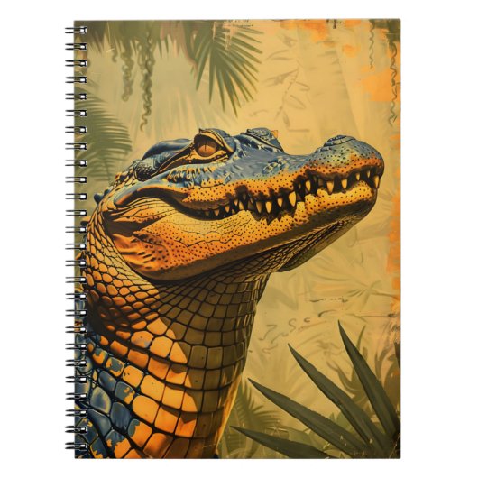 Carnet Fermeture vintage de l'alligator (Devant)