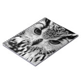 Carnet Fermez-vous vers le haut du portrait du (Côté gauche)