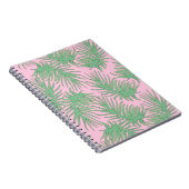 Carnet Ferne branches sur rose. (Côté Droit)