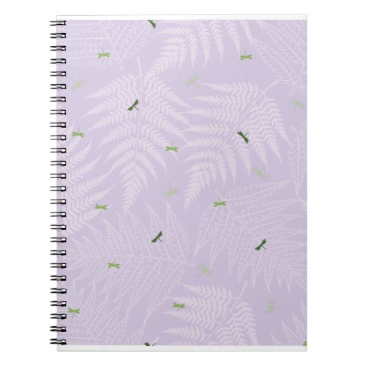 Carnet Ferns & Dragonflies (Devant)