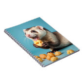 Carnet Ferret Cute Manger Fromage Poufs (Côté Droit)