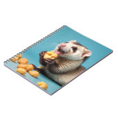 Carnet Ferret Cute Manger Fromage Poufs (Côté gauche)