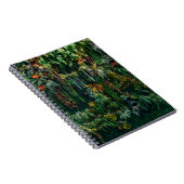 Carnet ferronnerie et plante décorent sur mur (Côté Droit)