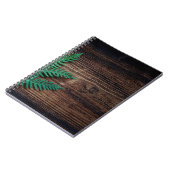 Carnet Ferry plante bois petit grunge de fougère (Côté gauche)
