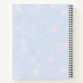 Carnet Festif boules de Noël en argent sur la neige (Dos)