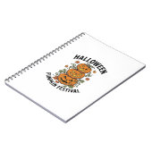 Carnet Festival de citrouilles d'Halloween Jack O Lantern (Côté gauche)