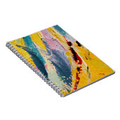 Carnet Festival du printemps. Peinture à texture multicol (Côté Droit)