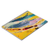 Carnet Festival du printemps. Peinture à texture multicol (Côté gauche)