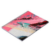 Carnet Festival du printemps. Peinture à texture multicol (Côté gauche)