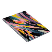 Carnet Festival du printemps. Peinture à texture multicol (Côté Droit)