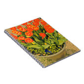 Carnet Festival floral moderne des tulipes (Côté Droit)