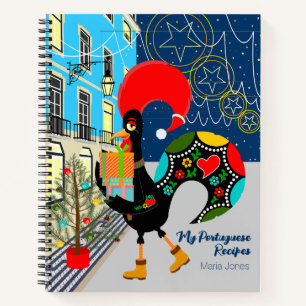 Carnet Festivals de Noël avec le coq portugais