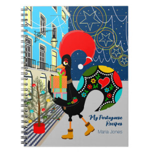 Carnet Festivals de Noël avec le coq portugais