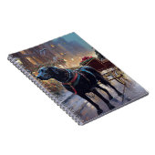 Carnet Festive de Noël au Labrador noir (Côté Droit)