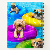 Carnet Fête au bassin pour chiens (Dos)