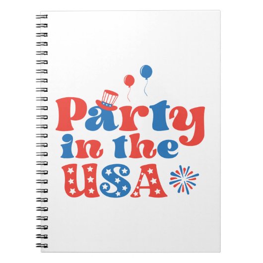 Carnet Fête aux Etats-Unis (Devant)