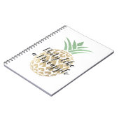 Carnet Fête comme un ananas Anniversaire ou Mariage (Côté gauche)