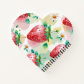 Carnet Fête d'anniversaire aux fraises mignonnes (Dos)