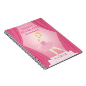 Carnet Fête d'anniversaire de ballerine (Côté Droit)