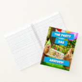 Carnet Fête d'anniversaire de chien de prairie (Intérieur)