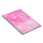 Carnet fête d'anniversaire rose vif de Noël (Côté Droit)