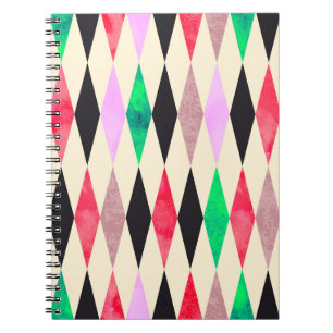 Carnet Fête de grunge d'aquarelle transparente