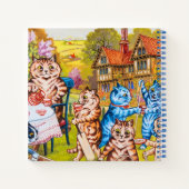 Carnet Fête de jardin pour chats (Dos)