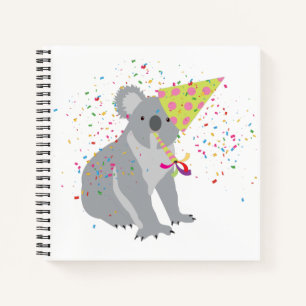 Carnet Fête de Koala - Animaux faisant la fête