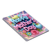 Carnet fête de la mère heureuse (Côté Droit)